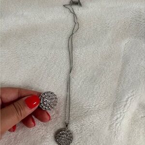 Elegant Silver Pendant Necklace